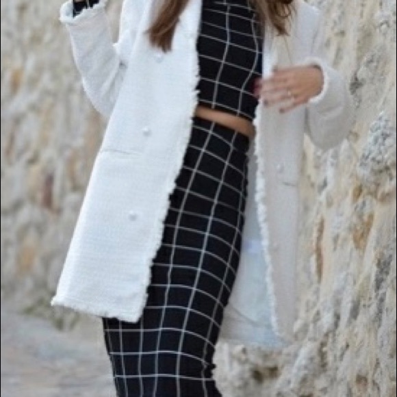 SHEIN CROP TOP & PENCIL SHIRT - Picture 3 of 8